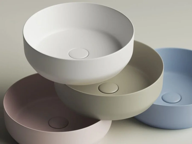 Раковина Ceramica Nova Element 39 см белая матовая CN6022MW (детальная фотография), из санфарфора