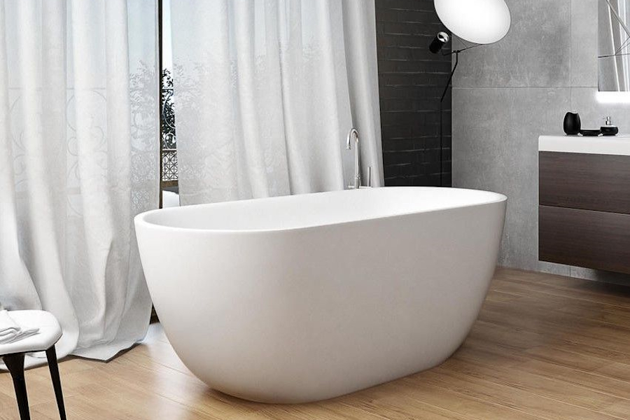 Ванна Balteco Halo  (детальная фотография), искусственный камень