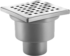 Душевой трап BERGES Trend 10 см хром