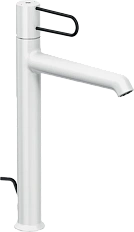Смеситель для раковины Jacob Delafon Odeon Rive Gauche корпус белый, ручка черная