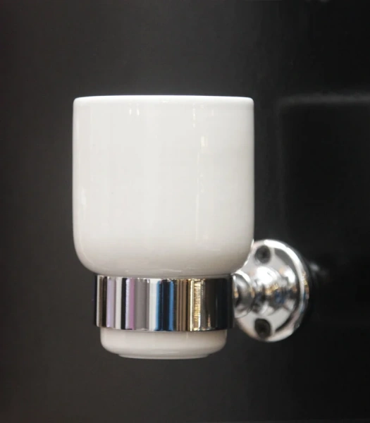 Стакан для ванной керамический, цвет белый, Devon&Devon First Class 	DD33070 (детальная фотография) index_2