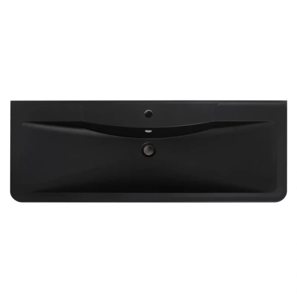 Раковина мебельная BelBagno 120 см черная матовая BB1200/455-LV-ART-ALR-NERO (детальная фотография)