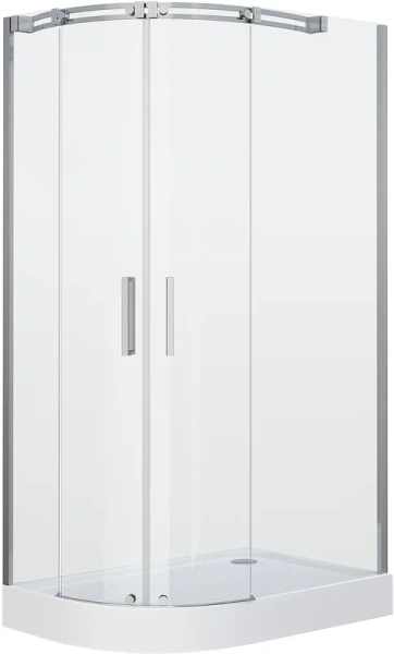 Душевой уголок Grossman Galaxy 120x80 см правый GR-4120R (детальная фотография), хром