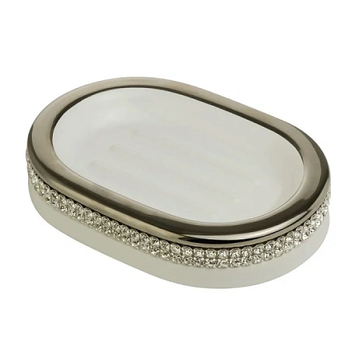 Мыльница Migliore Dubai декор платина - фото 1