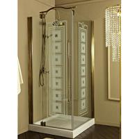 Душевой уголок, профиль золото, Eurodesign