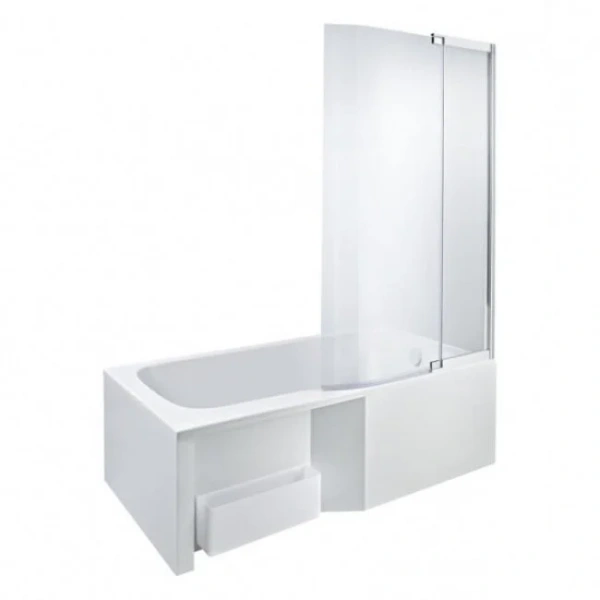 Ванна акриловая Jacob Delafon Bain-Douche Malice 170x90 см белая правосторонняя E6D065R-00 (детальная фотография), приставные, встраиваемые