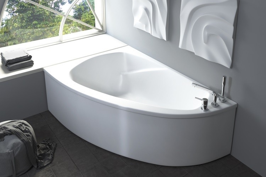 Ванна из литьевого мрамора Astra-Form Тиора 155х105 см (детальная фотография), асимметричные