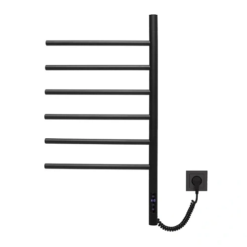 Полотенцесушитель электрический Vincea 43х80 см черный - фото 1