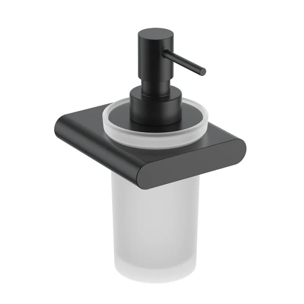 Дозатор для мыла Timo Luiro черный матовый 18439/03 (детальная фотография)