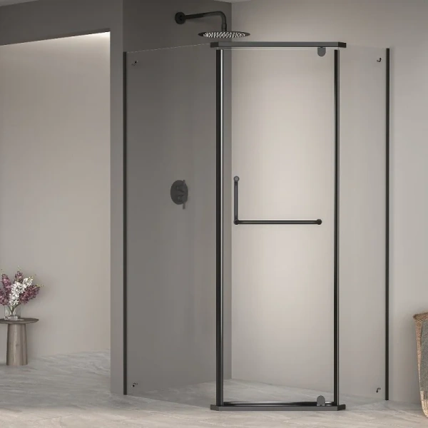 Душевой уголок RGW Passage PA-091B 90x80 см профиль черный 35089189-14 (детальная фотография)