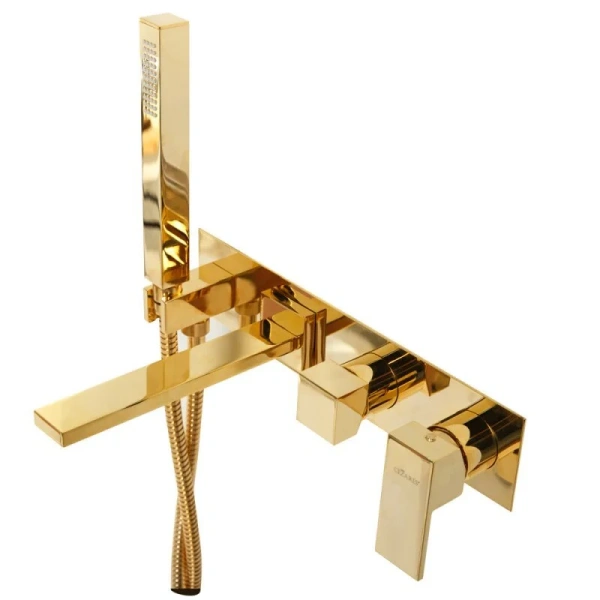 Смеситель для ванны Cezares Unika золото UNIKA-VDM2-03/24 (детальная фотография)