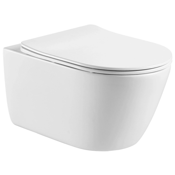 Унитаз с инсталляцией Акватек Оберон 3 в 1 Set AQUATEK ОБЕРОН (детальная фотография), с инсталляцией