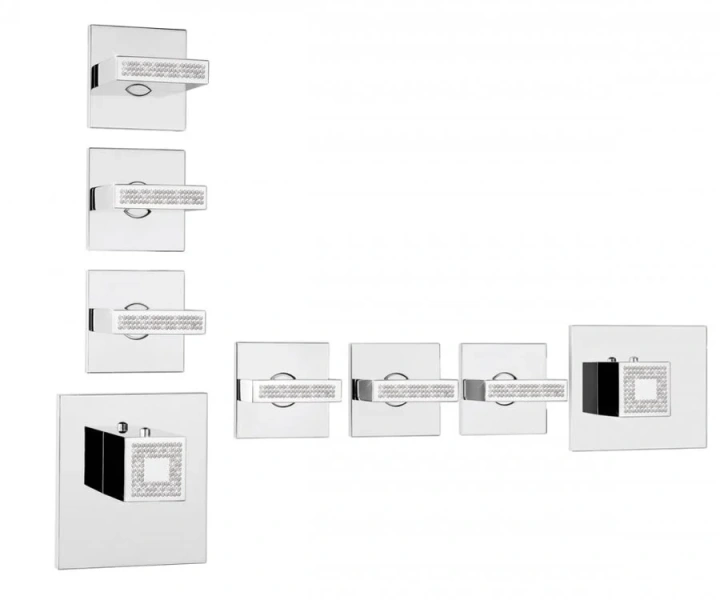 Смеситель для душа Bossini Rectangular хром Z033205.030 (детальная фотография)
