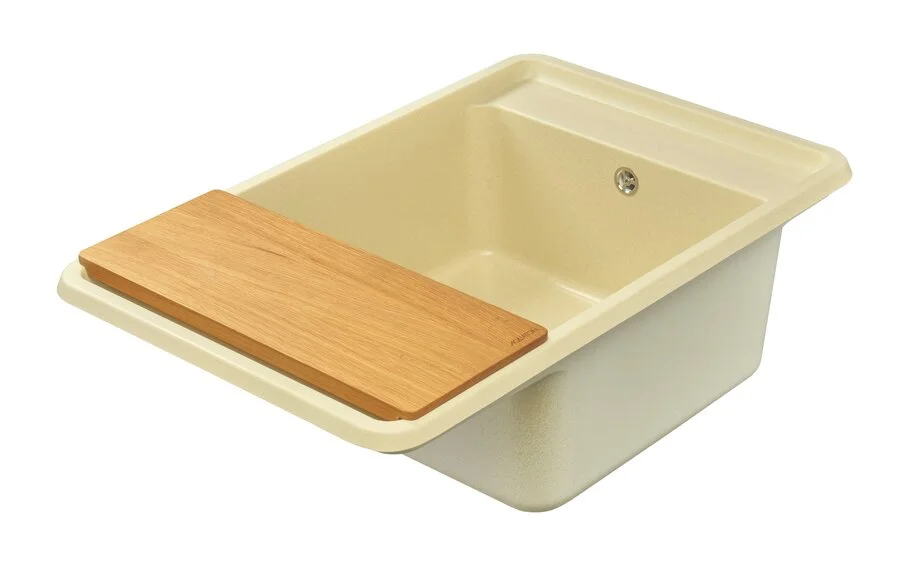 Мойка для кухни Акватон Беллис 78 см шампань 1A725032BS290 (детальная фотография), нет в наличии