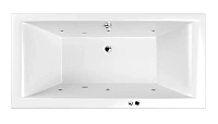 Ванна гидромассажная Whitecross Savia Duo Soft, 170 х 80 см, увеличенная толщина акрила, усиленная армировка, белый/хром, 0103.170080.100.SOFT.CR