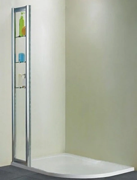 Душевая перегородка RGW Z-42 30 см со стеклянными полками 03064230-11 (детальная фотография), прозрачные