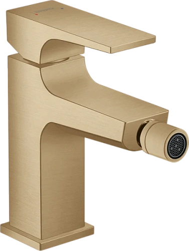 Смеситель для биде Hansgrohe Metropol шлифованная бронза - фото 4