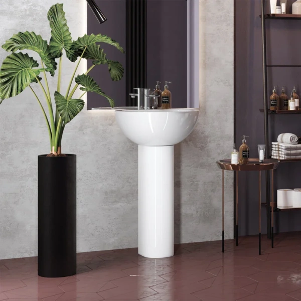 Пьедестал для раковины Sanita Luxe Best белый PD.FS/Best/N/WHT.G/S1 (детальная фотография) index_1