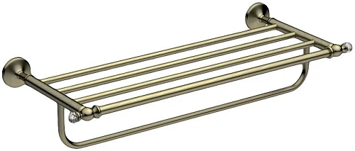 Полотенцедержатель для ванной Art&Max Antic Crystal бронза - фото 2