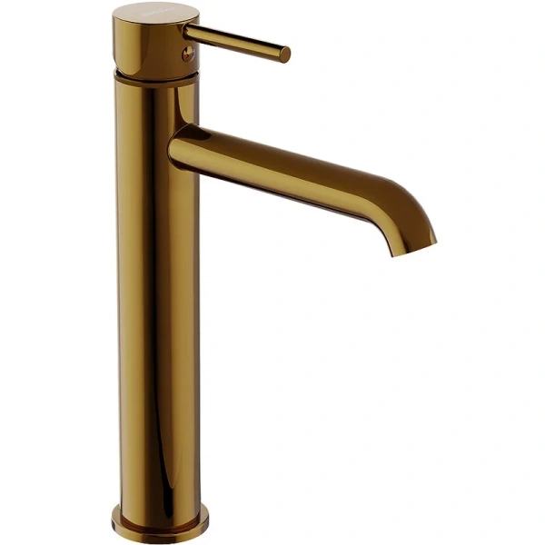 Смеситель для раковины Damixa Scandinavian Pure золото 360250600 (детальная фотография)