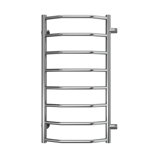 Полотенцесушитель водяной Terminus Виктория П8 400x800 с боковым подключением 4670078530103 (детальная фотография), хром