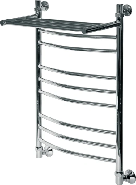 Полотенцесушитель водяной Ника Arc 80x40 см хром ЛД Г2 ВП 80/40 (детальная фотография), современные, hi-tech