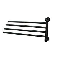 Полотенцедержатель WasserKRAFT черный матовый