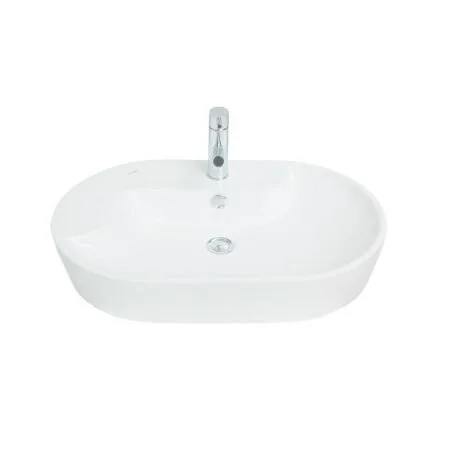 Раковина Creavit Topic 70 см белая TP172-00CB00E-0000 (детальная фотография)