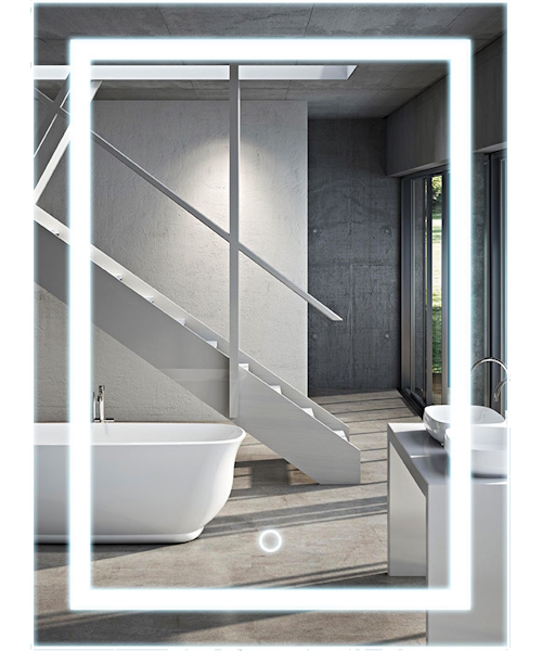 Зеркало с подсветкой Vincea 60 см с диммером VLM-2L600 (детальная фотография)