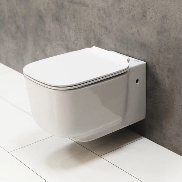 Унитаз подвесной BelBagno Vaso белый BB127CH (детальная фотография), подвесные, встраиваемые