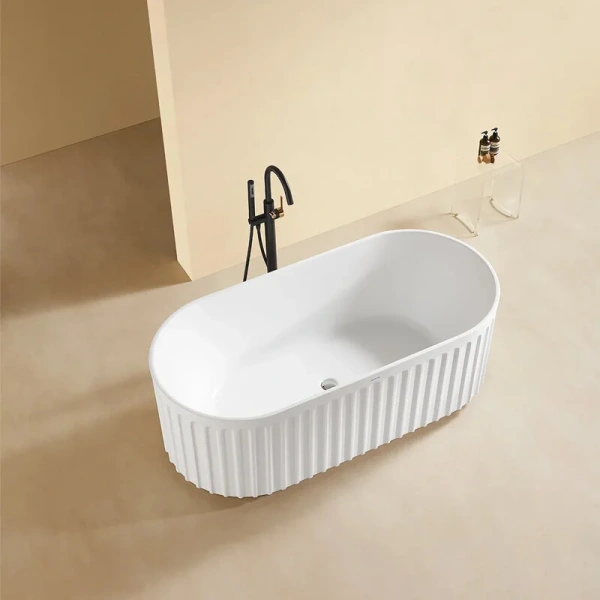 Ванна акриловая Arrow AH17001TQ, 170 x 80 см, цвет белый (детальная фотография), отдельностоящие