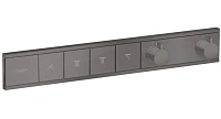 Смеситель для душа Hansgrohe RainSelect шлифованный черный хром