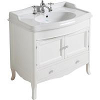 Тумба под раковину, цвет белый, прямые дверцы, Simas Arcade ARMD90 BIANCO