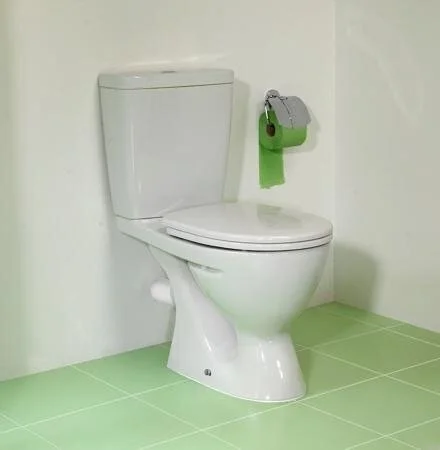 Унитаз компакт Ideal Standard Ecco Eurovit с сиденьем дюропласт, белый W904201 (детальная фотография), современные, hi-tech, круглые