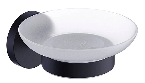 Мыльница Timo Saona черная - фото 2