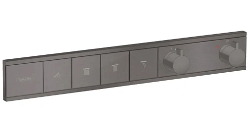 Смеситель для душа Hansgrohe RainSelect шлифованный черный хром - фото 5