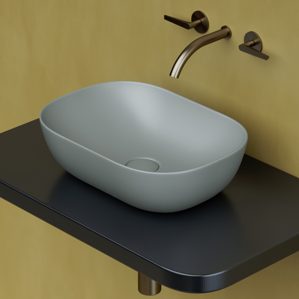 Раковина Ceramica Nova Element 45 см антрацит CN6009MH (детальная фотография), современные, hi-tech