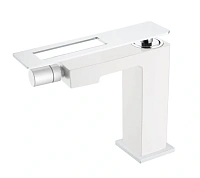 Смеситель для биде Boheme Q белый/хром