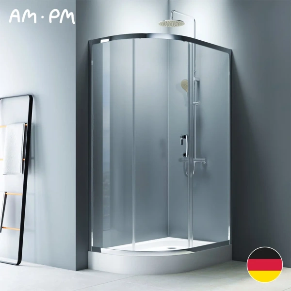 Душевой уголок Am.Pm Like 120х80 стекло прозрачное W83G-302U120CT (детальная фотография), прозрачные