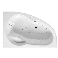 Ванна гидромассажная Excellent Newa Ultra 160 x 95 см, правая, белый/хром, WAEX.NEP16.ULTRA.CR