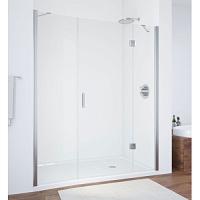 Душевая дверь профиль глянцевый хром стекло прозрачное Vegas-glass