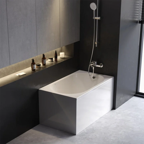 Ванна акриловая Am.Pm X-Joy 120х70 см белая W94A-120-070W-A (детальная фотография), приставные