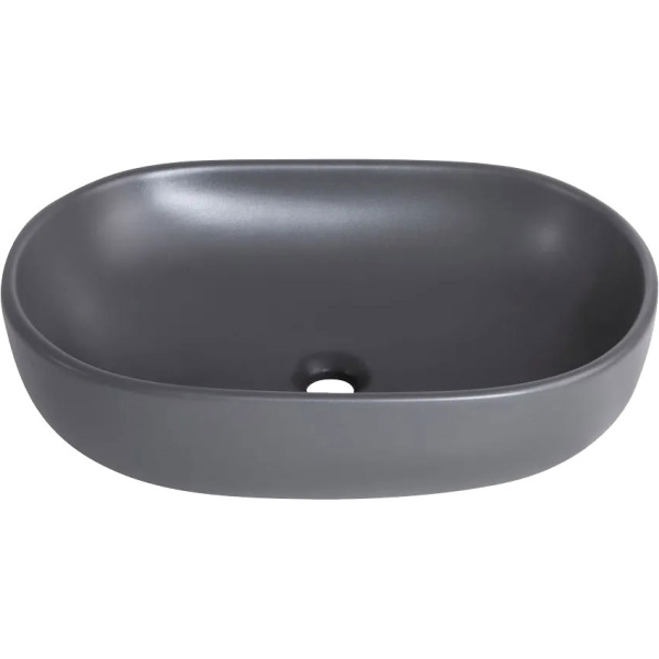 Раковина BelBagno 60 см накладная серая матовая BB1084-H311 (детальная фотография), 60 см