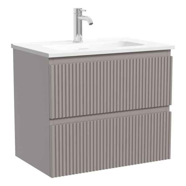 Тумба под раковину подвесная Sancos Snob R 60 см doha soft SNR60/39SM (детальная фотография)