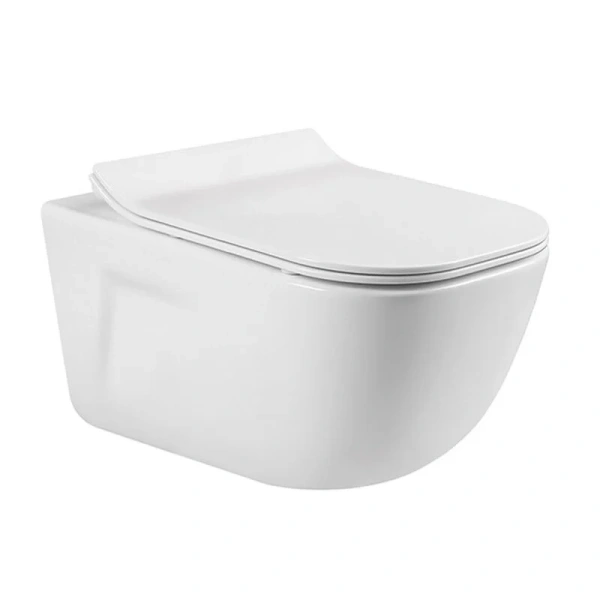 Унитаз подвесной Акватек Дива безободковый AQ2012-00 (детальная фотография)