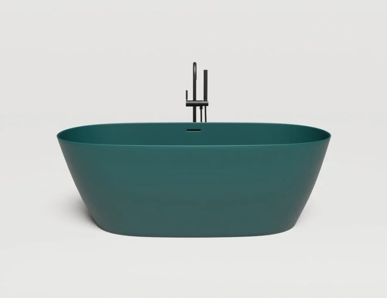 Ванна из искусственного камня Salini Sofia 170 см Sapirit глянцевый 102516G (детальная фотография), без гидромассажа, большие