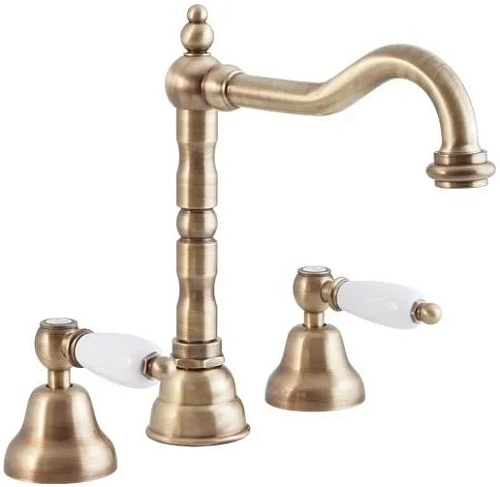 Смеситель для раковины Cezares First на 3 отверстия - фото 3