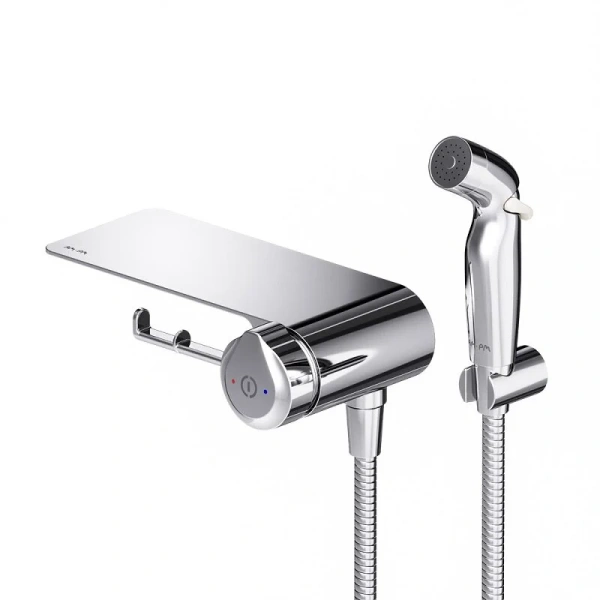 Гигиенический душ со смесителем Am.Pm X-Joy F0H85A8 управление TouchReel (детальная фотография)