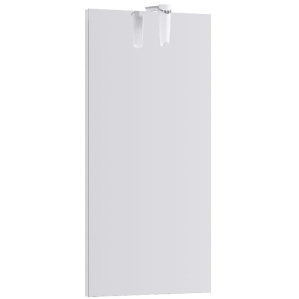 Зеркало с подсветкой Aqwella Леон-МР 40 см прямоугольное Ln-MP.02.04/W (детальная фотография)