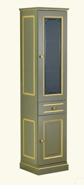 Шкаф-пенал напольный Migliore Ravenna 44 см Oliva, правый 27069 (детальная фотография)